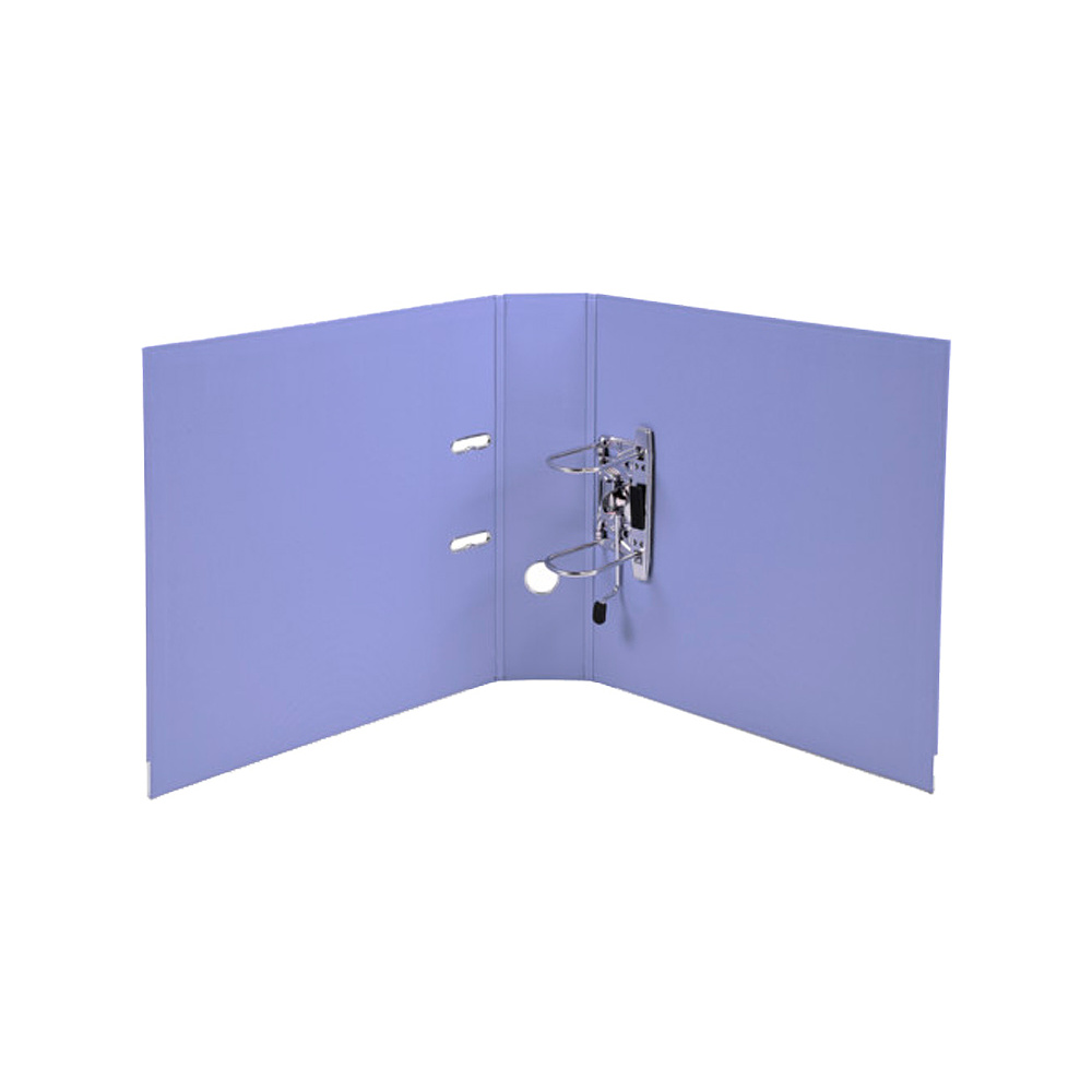 Папка-регистратор "Exacompta", A4, 80 мм, ПВХ, пастельный лиловый - 2