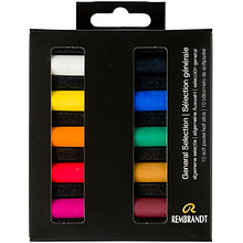 Набор мягкой пастели "Rembrandt Half Pastel", 10 цветов, набор базовый,