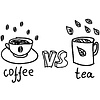 Раскраска "Чай и кофе. На чьей стороне ты?" - 8