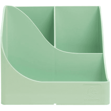 Подставка для ручек "Autentik", пластик, 5 делений, шалфейно-зеленый - 3