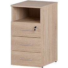 Коллекция Столица тумба приставная С-034/1, 400х500х730 мм, дуб сонома