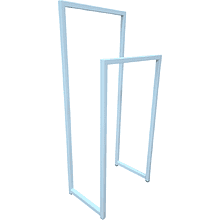 Вешалка напольная ALLERD 90 RION, белый муар