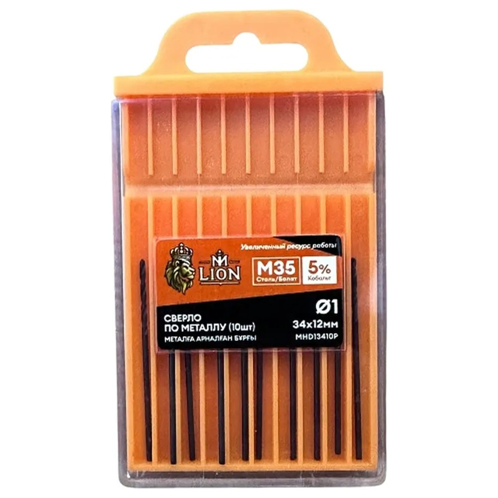 Сверло по металлу M-Lion, MHD121515P, 12,0х151 мм, 5 шт/упак