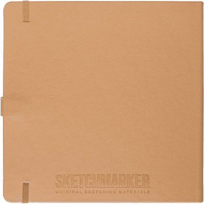 Скетчбук "Sketchmarker", 80 листов, 20x20 см, 140 г/м2, капучино  - 2
