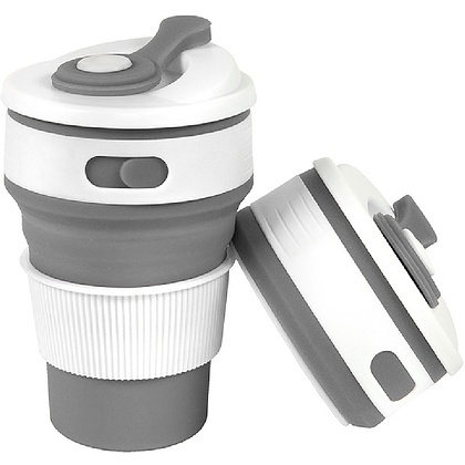 Стакан "Button", силикон, 300 мл, серый - 3