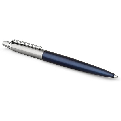 Ручка шариковая автоматическая "Jotter Core K63 Royal Blue CT", 1 мм, синий, серебристый, стерж. синий - 2