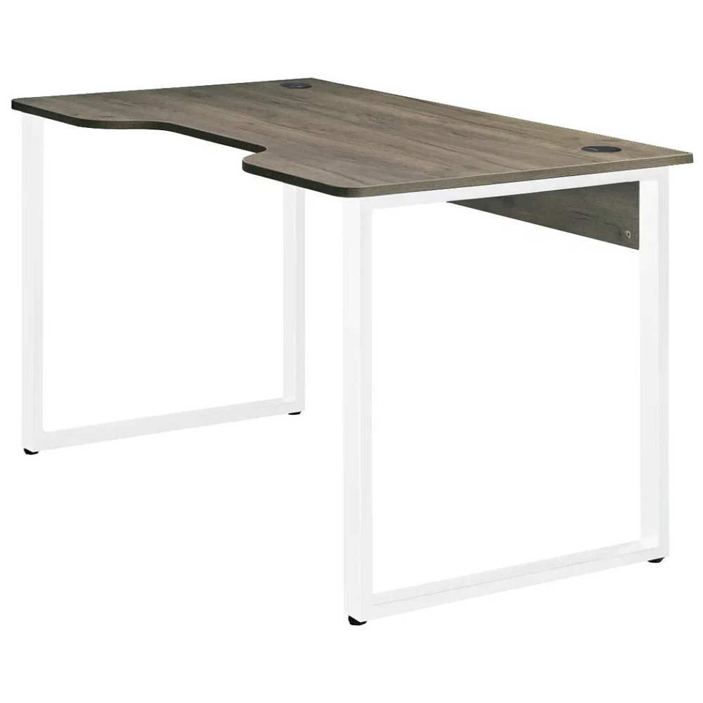 Стол компьютерный игровой Millwood Лофт Гонконг (ДТ-3), 1200x700 мм, сосна пасадена, белый - 2