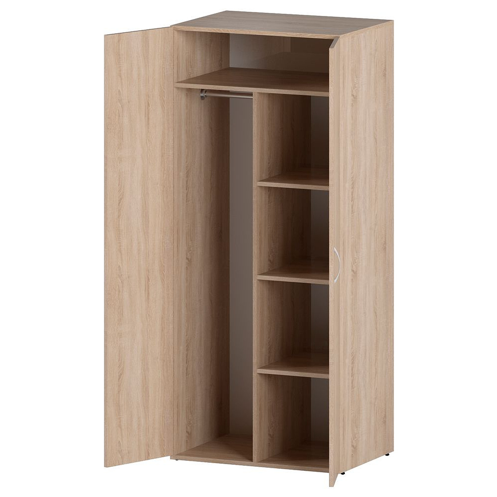 Коллекция Столица шкаф для одежды С-016Р, 800х592х1880 мм, дуб сонома