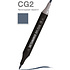 Маркер перманентный двусторонний "Sketchmarker Brush", CG2 прохладный серый 2