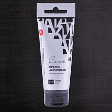 Краски акриловые "Сонет", 810 черный, 75 мл, туба