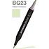 Маркер перманентный двусторонний "Sketchmarker Brush", BG23 бледно-оливковый