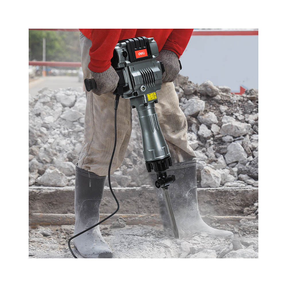 Молоток отбойный Deli RS EDE-DG30-1E 2100 Вт, 85 Дж, 1650 уд/мин, кейс - 6