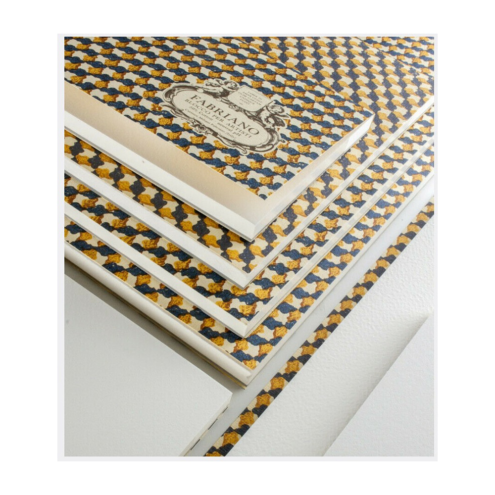 Блок-склейка бумаги для акварели "Fabriano. Blocco Per Artisti", 50 % хлопок, торшон, 25х36 см, 300 г/м2, 20 листов - 2