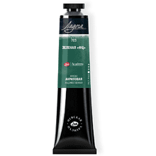 Краски акриловые Ладога, 703 зеленый ФЦ, 46 мл, туба