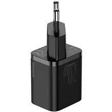 Сетевое зарядное устройство Baseus "CCSUP-B01", Super SiQuick, Charger Type-C, 20W, Black