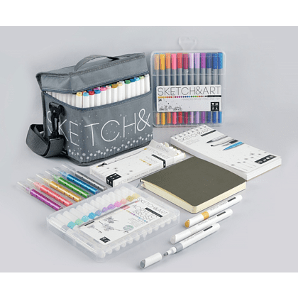 Скетчбук "Sketch&Art", 18.5х25 см , 170 г/м2, 80 листов, на спирали - 6