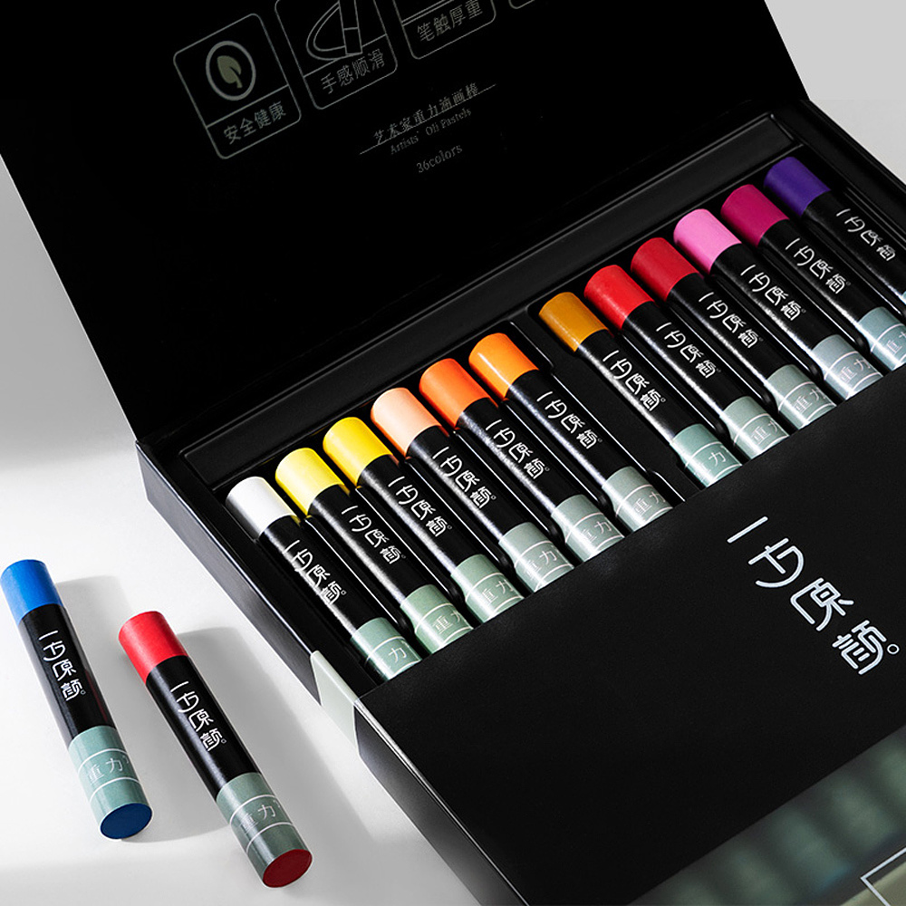 Пастель масляная Himi "Original paint", 12 цветов - 2