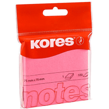Бумага для заметок на клейкой основе "Kores Neon"