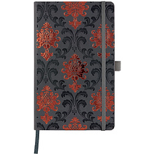 Блокнот "Baroque Copper", А5, 96 листов, линейка, темно-серый, медный