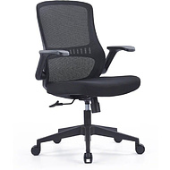 Кресло для персонала SitZone CH-526B сетка, ткань, пластик, черный