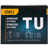 Набор механический степлер и скоборасшиватель Deli YS EDL238105, 3-в-1+ комплект скоб, кейс - 12