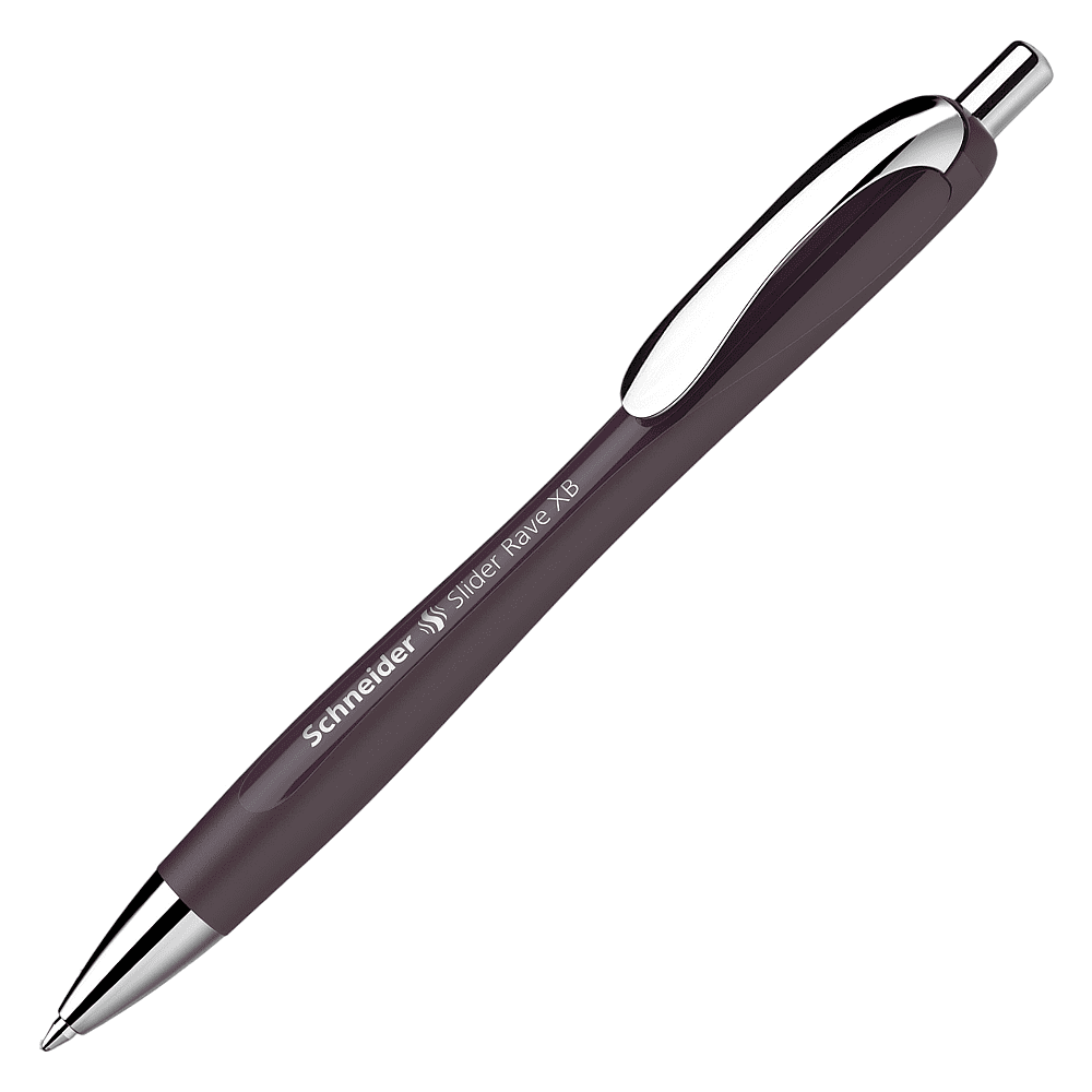 Ручка шариковая автоматическая "Slider Rave", пурпурный, стерж. синий