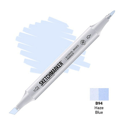 Маркер художественный "Brushmarker", двухсторонний, B94 дымчатый голубой