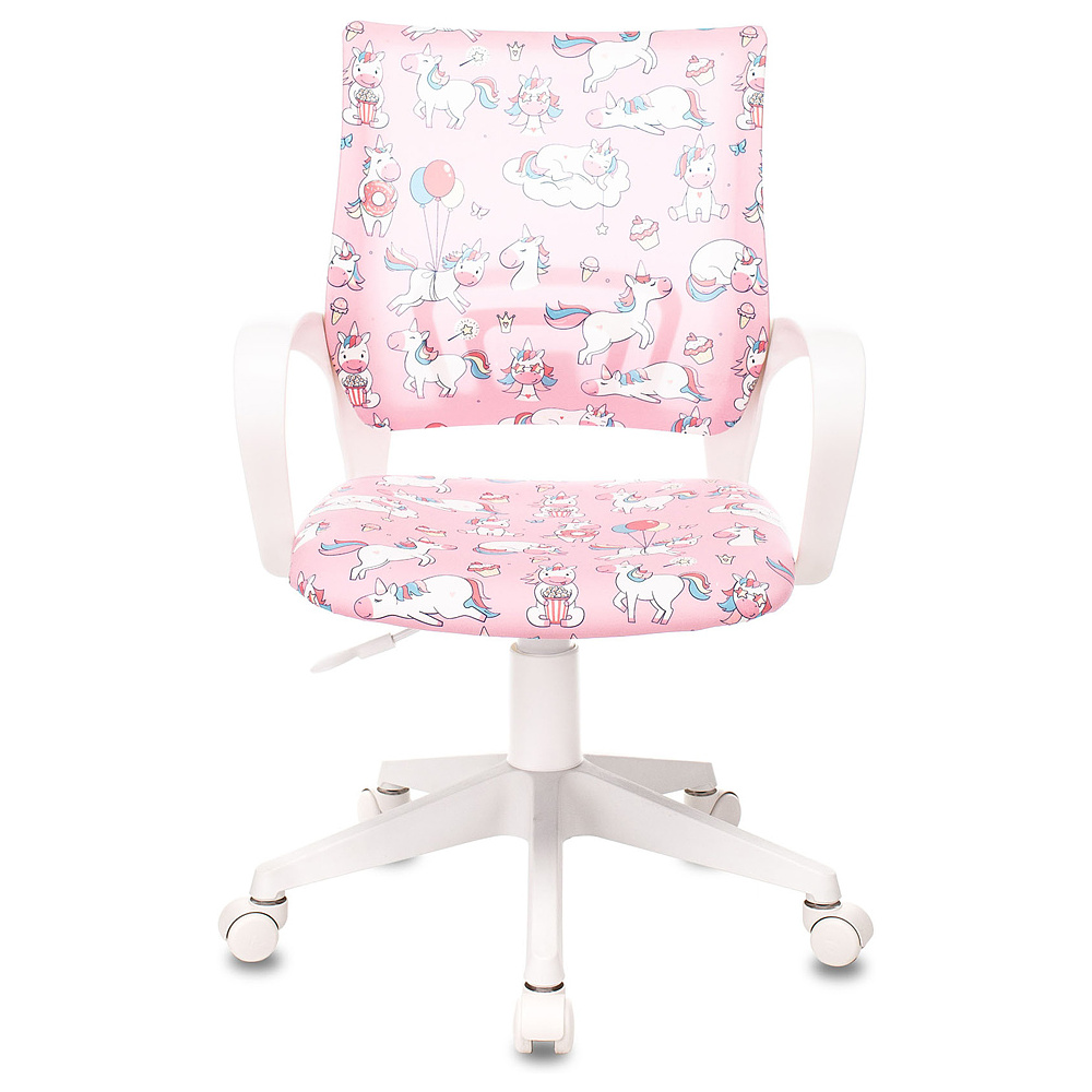 Кресло детское Бюрократ BUROKIDS 1W, ткань, пластик, розовый - 2