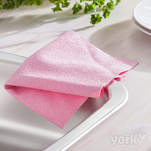 Салфетка из микроволокна "YORK ЛонгФреш", 30x35 см, розовый