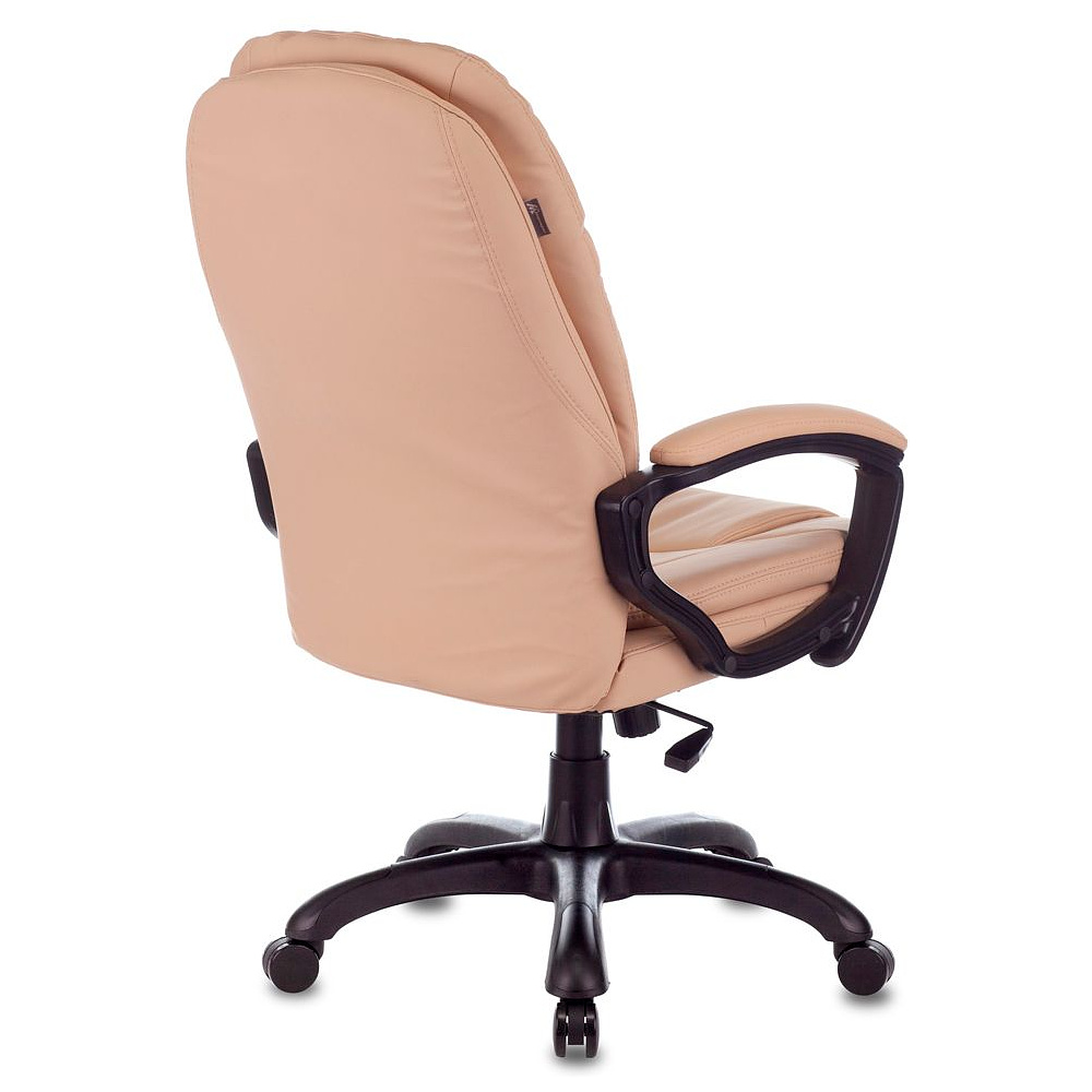 Кресло для руководителя "Бюрократ CH-868YAXSN", кожзам, пластик, бежевый - 4