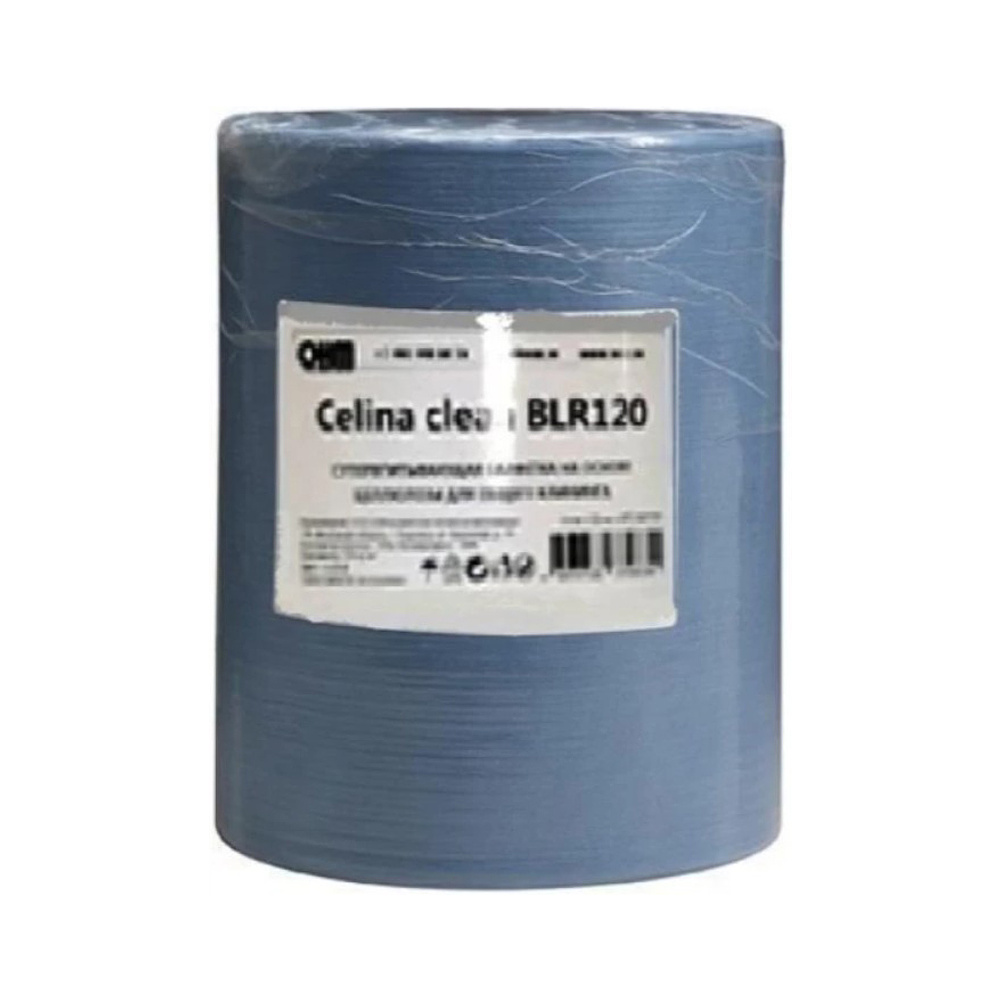 Салфетка из целлюлозы "Celina clean", 31x32 см, 475 шт/рул, голубой