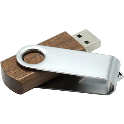 USB Flash накопитель 2.0 16 Gb VDF-008 СС, пластик, металл, серебристый - 4