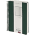 Ежедневник недатированный "Agenda", А5, на спирали, зеленый