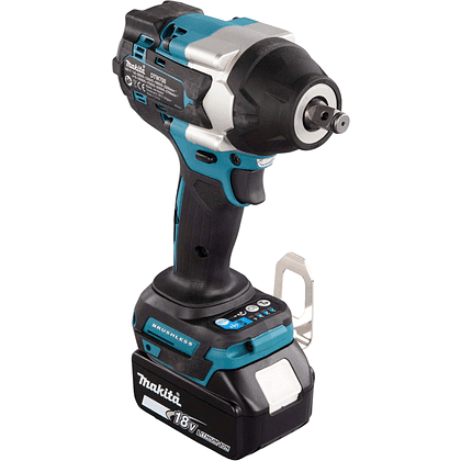 Аккумуляторный гайковерт MAKITA DTW700RT1J, 18 В, 700 Нм, 1/2", 5.0Ачx2, MakPac 2 - 3