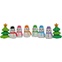 Ластик "IWAKO Snowman & Tree", 1 шт