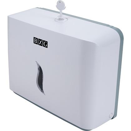 Диспенсер для полотенец листовых BXG-PD-8025, пластик, белый