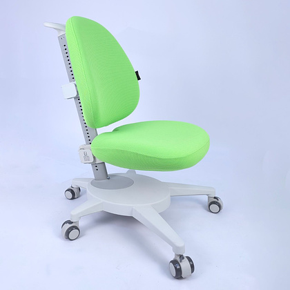 Кресло детское Ergosmart Gulliver, ткань, пластик, корпус белый, с чехлом салатовым, серый - 5