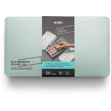 Краски акриловые"Himi Jelly Cup", набор 36 цветов, 12 мл, кювета