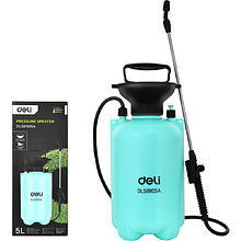 Опрыскиватель Deli GS EDL581105A, помповый, 5 л, голубой, черный