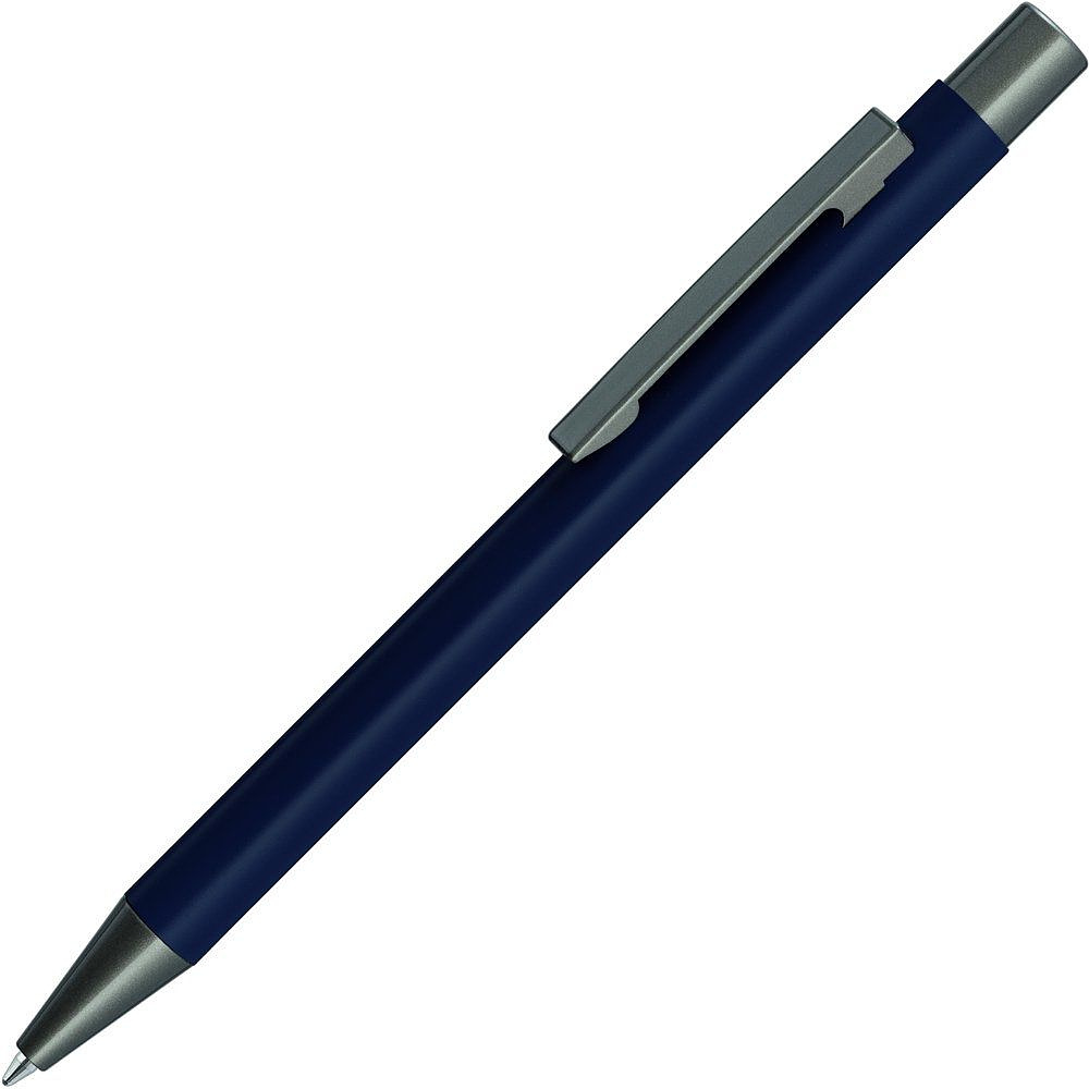 Ручка шариковая автоматическая "Straight M", 1.0 мм, синий, антрацит, стерж. синий