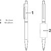 Ручка шариковая автоматическая "Point metal", 1.0 мм, темно-синий, стерж. синий - 3