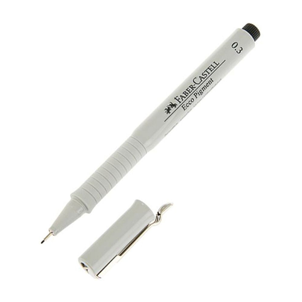 Ручка-лайнер "Ecco Pigment", 0.3 мм, черный