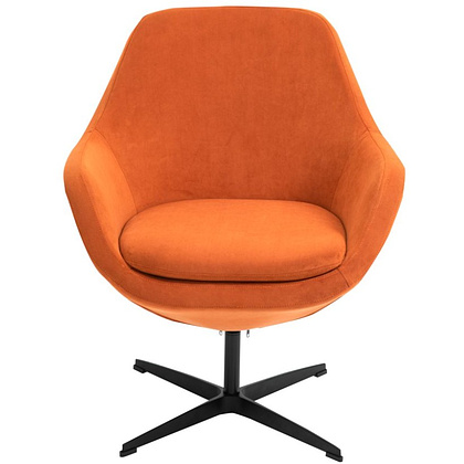 Кресло мягкое EVERPROF Rocky, ткань, оранжевый, металл - 2