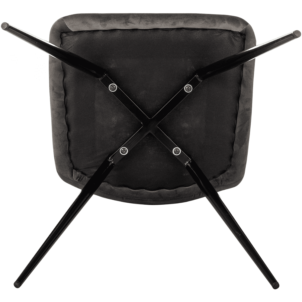 Стул Бюрократ "CH-K1", ткань, тёмно-серый, металл - 7