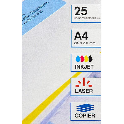 Самоклеящиеся этикетки универсальные "Apli", 38x21.2 мм, 25 листов, 65 шт, белый - 2