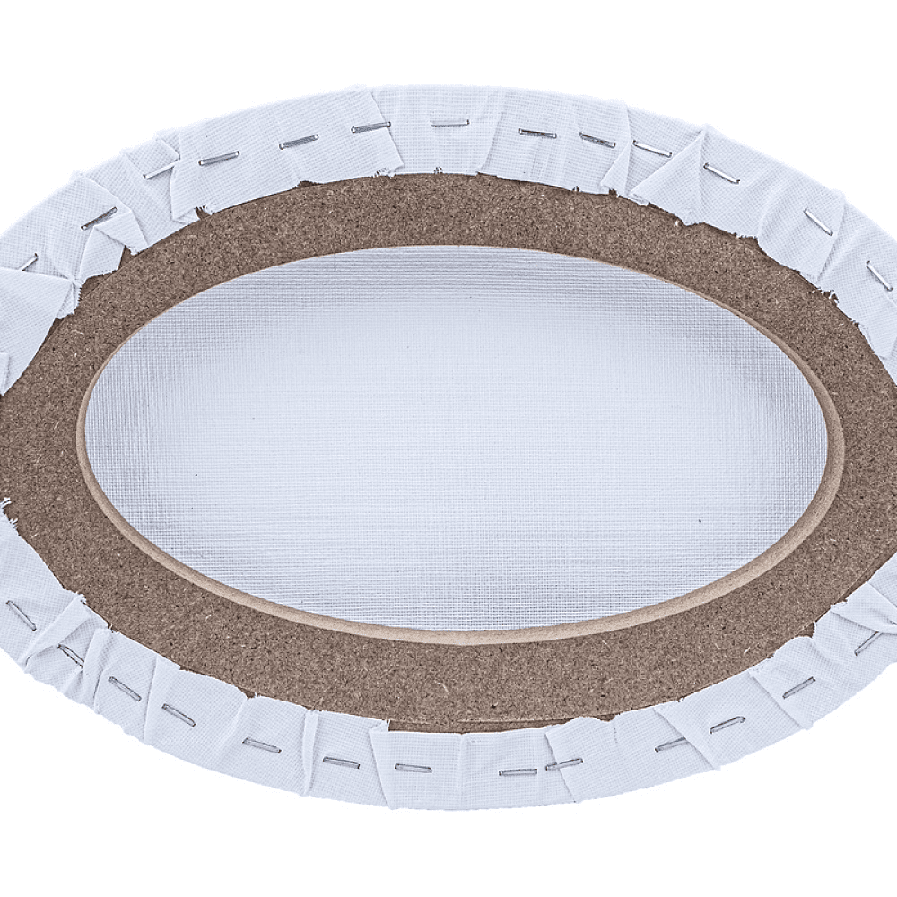 Холст на подрамнике овальный "Сонет", 20х30 см, хлопок, 280 г/м2, среднее зерно - 2