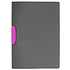 Папка с клипом "Duraswing Color", антрацит, фиолетовый клип