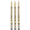 Набор ручек капиллярных "Sakura Pigma Micron", 3 шт - 2