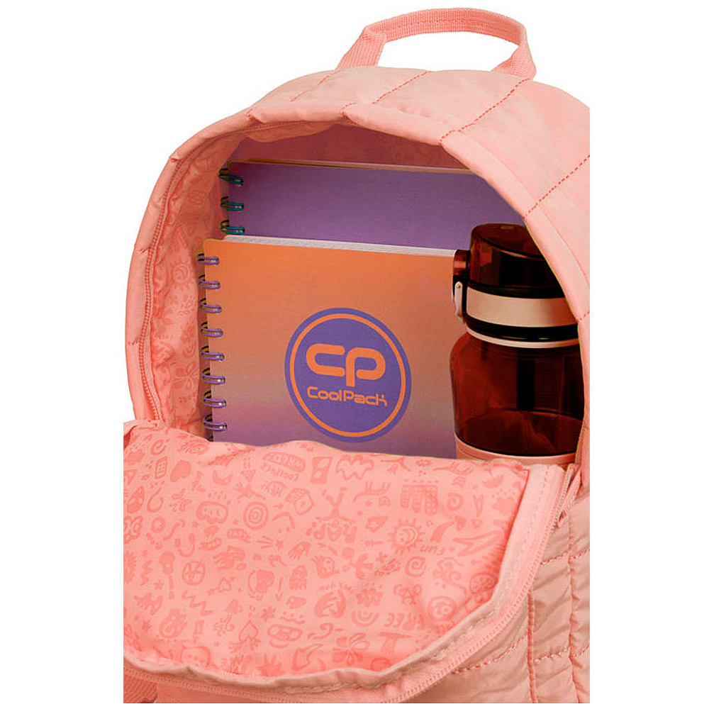 Рюкзак молодежный CoolPack "Abby", пудрово-персиковый - 4