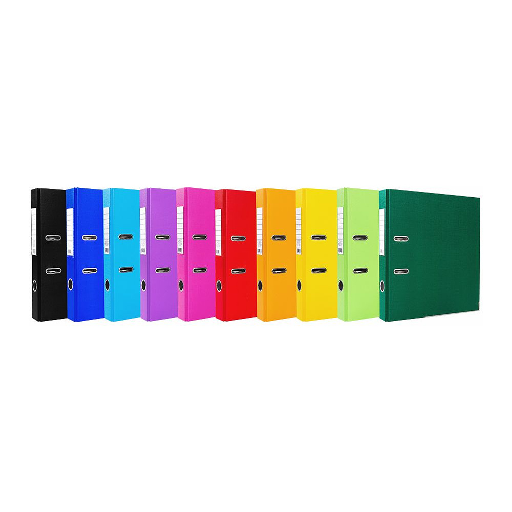 Папка-регистратор "OfficeStyle", А4, 50 мм, ПВХ Эко, светло-салатовый - 5